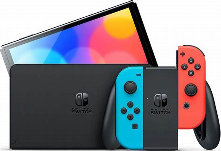 Nintendo Switc Oled Neon Console Game