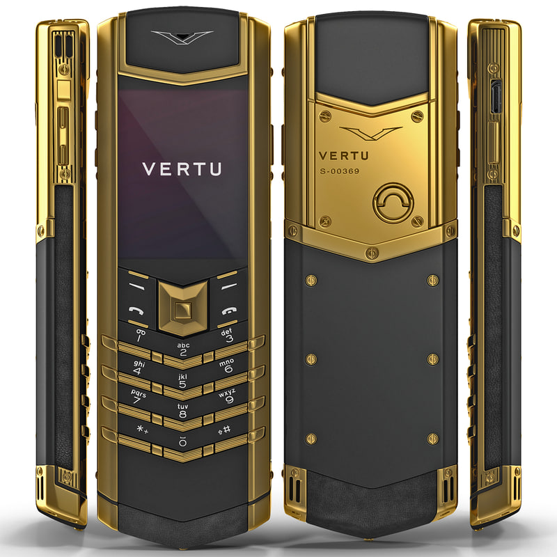 گوشی موبایل طرح ورتو مدل Vertu Signature S Gold Edition