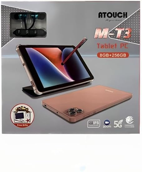 تبلت دانش آموزی مدل Atouch MT3 حافظه 256 رم 8 گیگ با کیبورد
