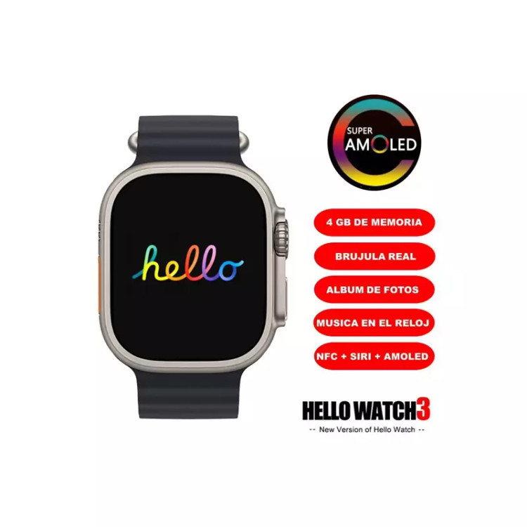 ساعت هوشمند HELLO WATCH 3 ULTRA EMOLED