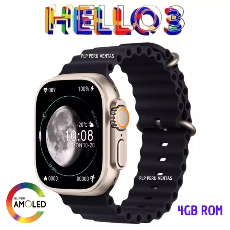 ساعت هوشمند HELLO WATCH 3 ULTRA EMOLED