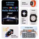 ساعت هوشمند HELLO WATCH 3 ULTRA EMOLED