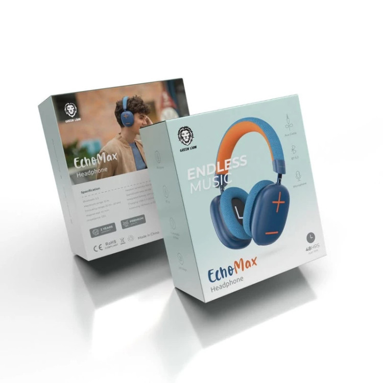 GREEN LION WIRELESS HEADPHONE GNECOMAXHPBL