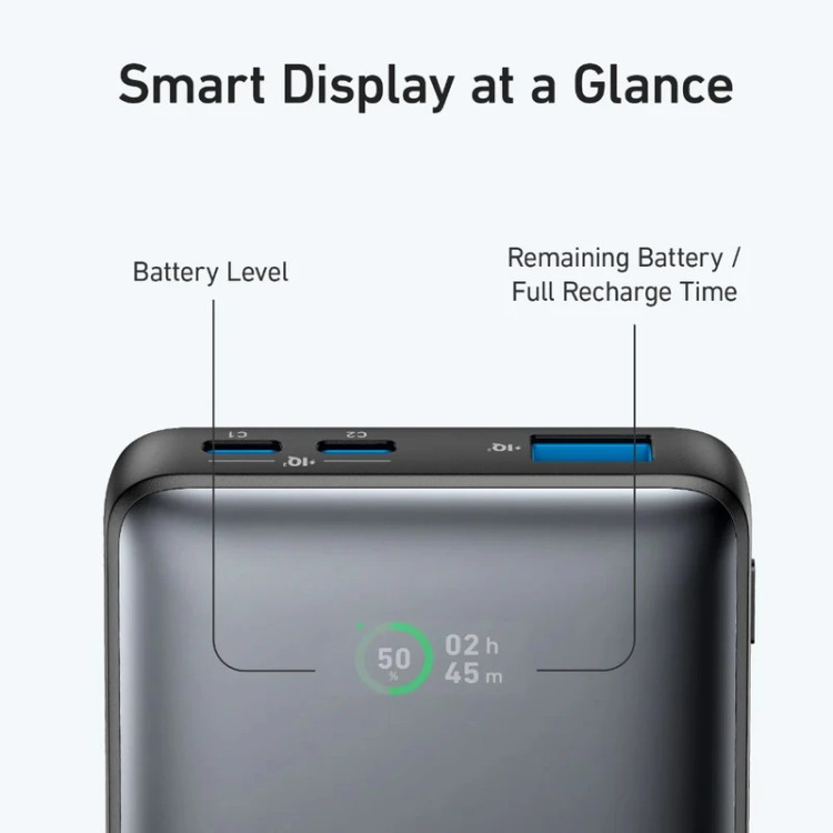 پاور بانک 10000 میلی آمپر 25 وات شارژ سریع انکر مدل A1249