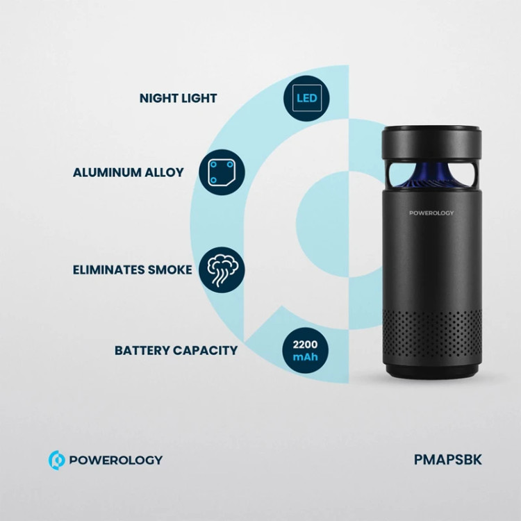 دستگاه تصفیه هوای قابل حمل پاورولوژی مدل Powerology Portable Air Purifier PPBCHA09