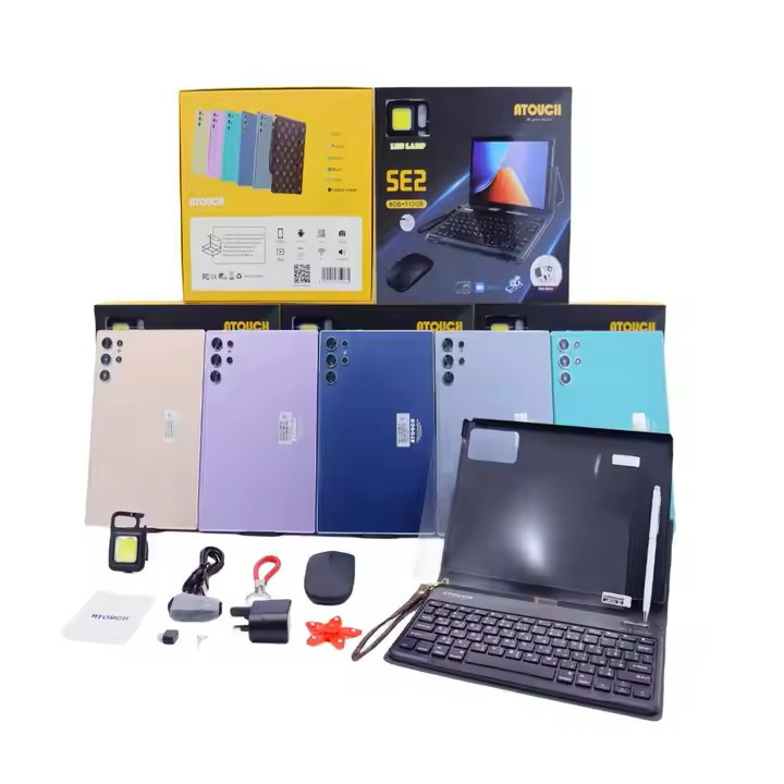 تبلت دانش آموزی ایتاچ مدل SE2 PRO حافظه 512 رم 8 با کیبورد و موس
