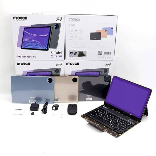 تبلت 11 اینچ ایتاچ مدل S-TAB 9 حافظه 512 گیگابایت | با کیبورد و موس