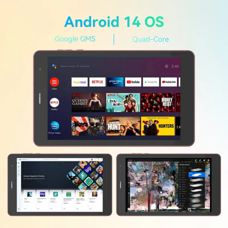 تبلت دانش آموزی Cidea مدل CM828 | حافظه 256 گیگابایت با کیبورد