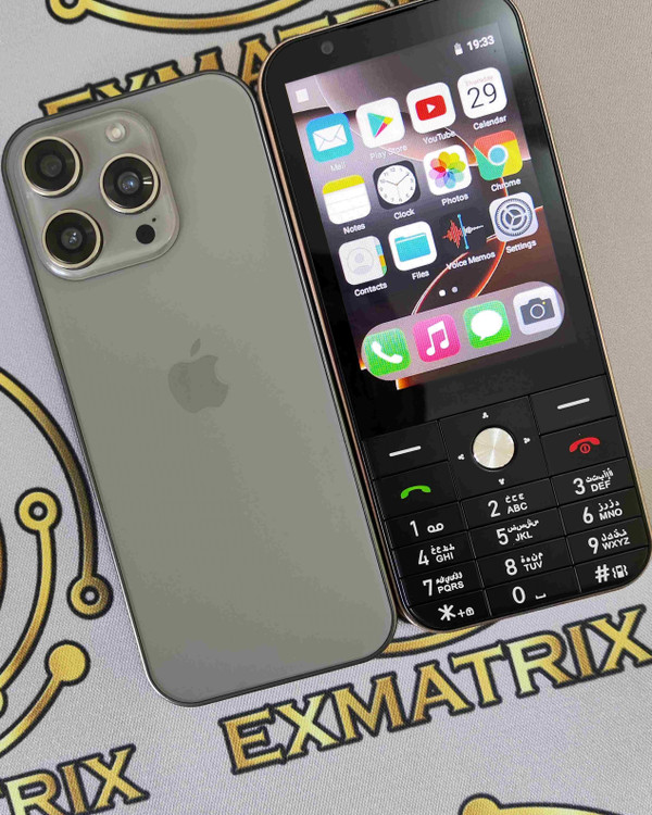 گوشی Uniwa مدل طرح آیفون 16 پرومکس (صفحه لمسی اندروید)