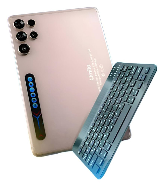 تبلت دانش آموزی Umiio مدل S25 Ultra | حافظه 512 گیگابایت با موس و کیبورد