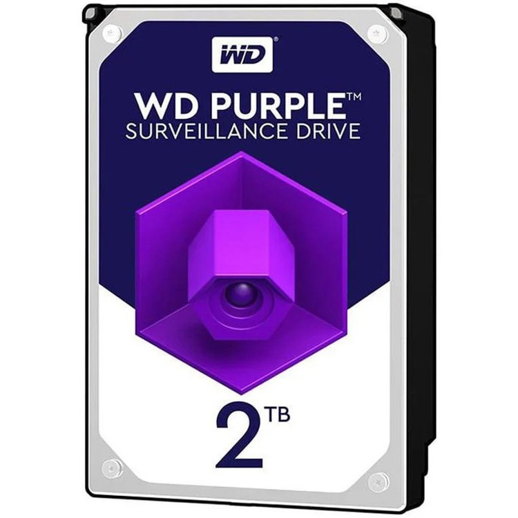 هارد اینترنال وسترن دیجیتال مدل بنفش ظرفیت 2 ترابایت | WD Purple