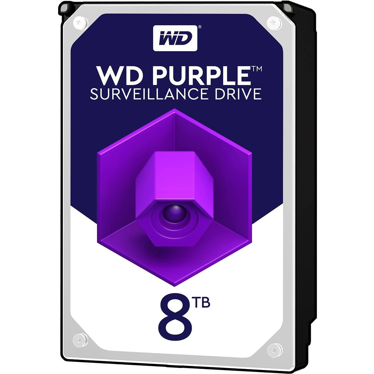 هارد اینترنال وسترن دیجیتال مدل بنفش ظرفیت 8 ترابایت | WD Purple