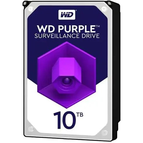 هارد اینترنال وسترن دیجیتال مدل بنفش ظرفیت 10 ترابایت | WD Purple