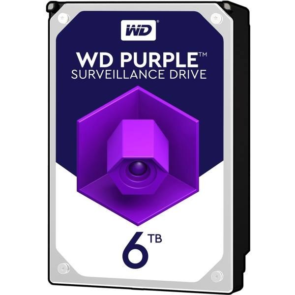 هارد اینترنال وسترن دیجیتال مدل بنفش ظرفیت 6 ترابایت | WD Purple