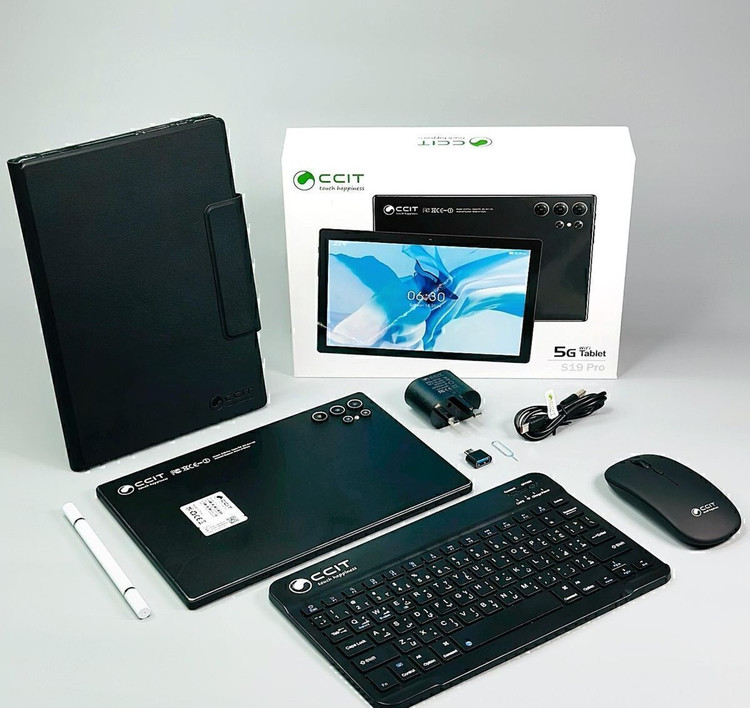 تبلت دانش آموزی CCIT مدل S19 Pro | حافظه 256 گیگابایت با کیبورد