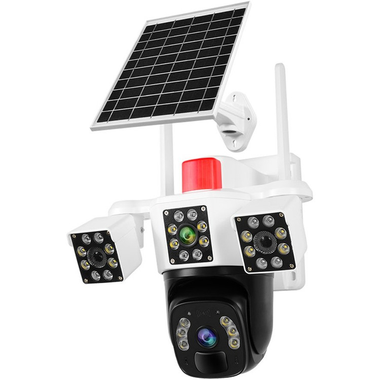 دوربین سولار (خورشیدی) مدل سه لنز تک پنل سیم کارت خور OKAM TX3