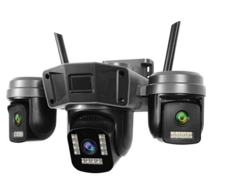 دوربین سولار (خورشیدی) مدل سه لنز تک پنل سیم کارت خور OKAM WS312