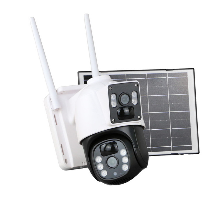 دوربین سولار (خورشیدی) مدل دو لنز تک پنل سیم کارت خور OKAM TP11