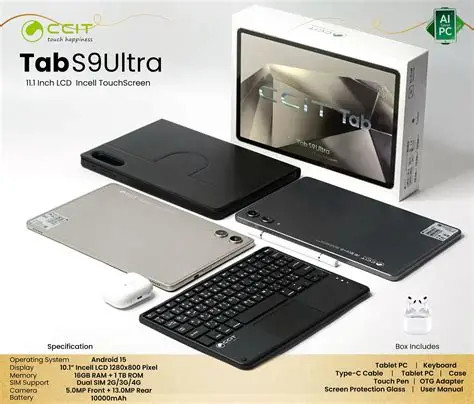 تبلت 11 اینچ CCIT مدل S9 Ultra | با کیبورد و ایرپاد