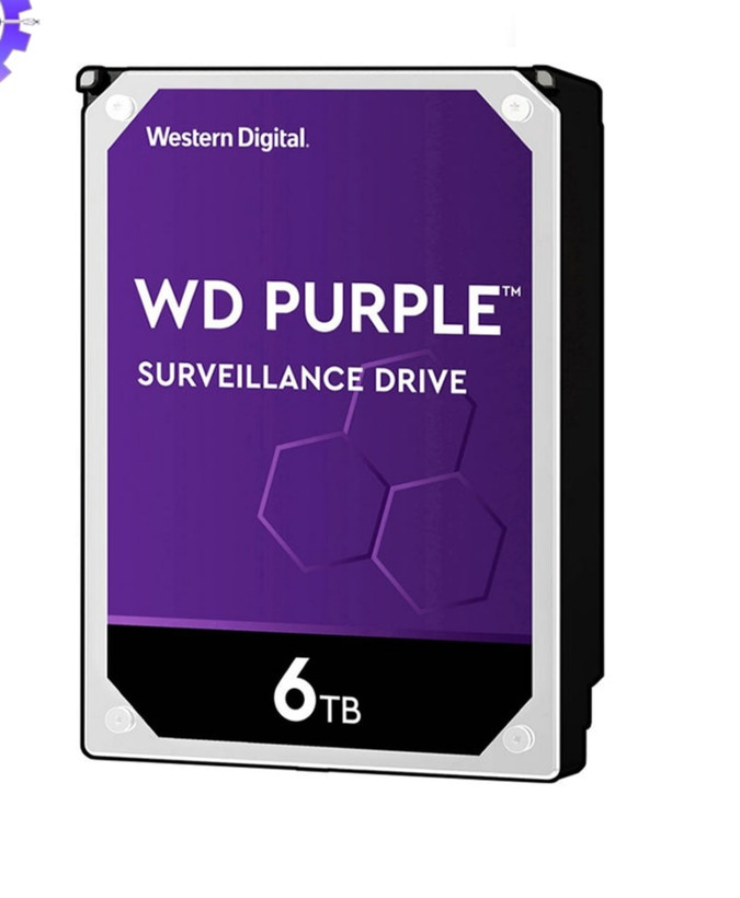 هارد اینترنال وسترن دیجیتال مدل بنفش ظرفیت 6 ترابایت | WD Purple - گارانتی شرکتی
