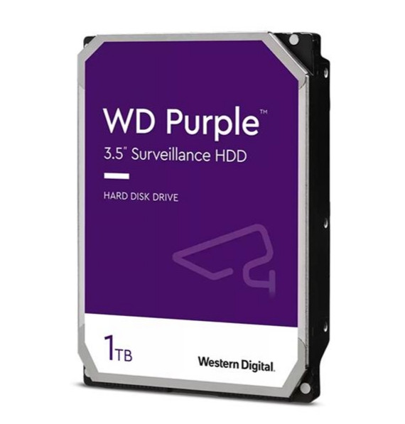 هارد اینترنال وسترن دیجیتال مدل بنفش ظرفیت 1 ترابایت | WD Purple - گارانتی شرکتی