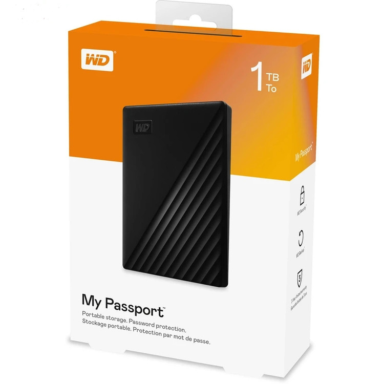 هارد اکسترنال WD مدل Mypassport ظرفیت یک ترابایت