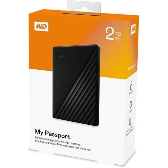 هارد اکسترنال وسترن دیجیتال WD مدل Mypassport ظرفیت ۲ ترابایت