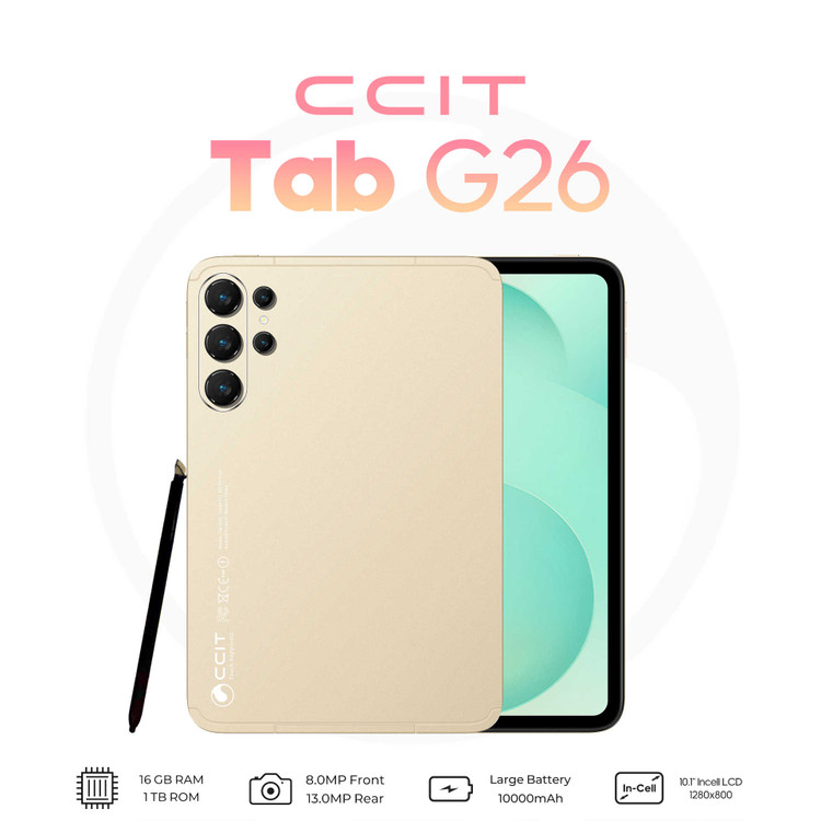 تبلت دانش آموزی CCIT مدل G26 | حافظه 64 گیگابایت با کیبورد و موس