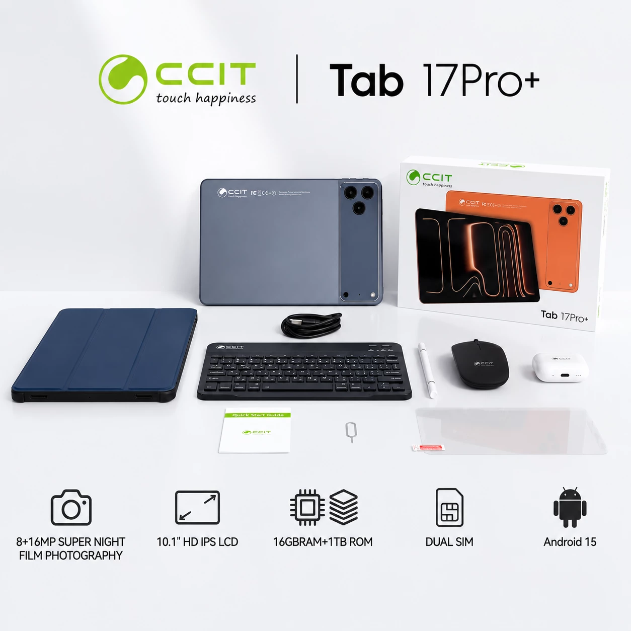 تبلت دانش آموزی CCIT مدل 17pro Plus | حافظه 64 گیگابایت