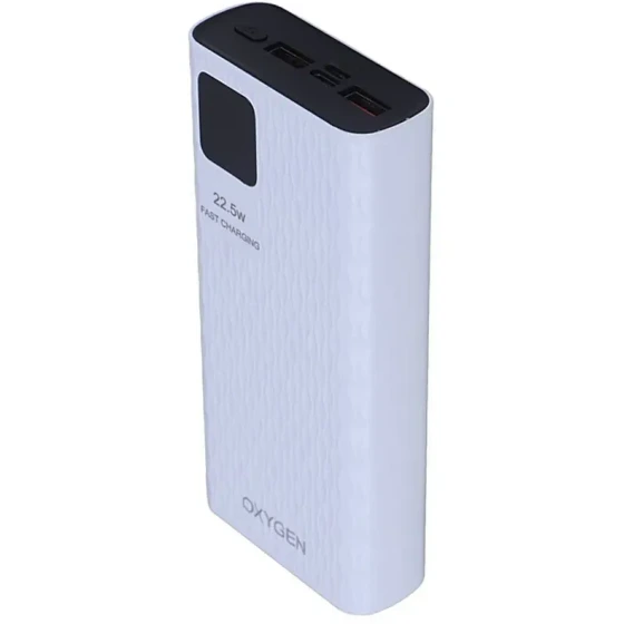 پاوربانک اکسیژن مدل OX-180 ظرفیت ۲۰۰۰۰ میلی آمپر ساعت