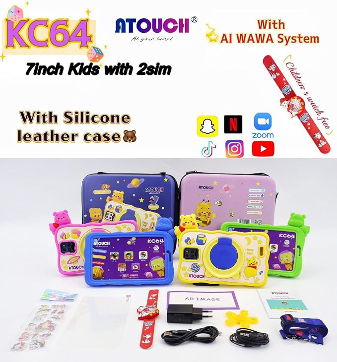 تبلت دانش اموزی Atouch مدل kc64 lite | حافظه 32 گیگابایت