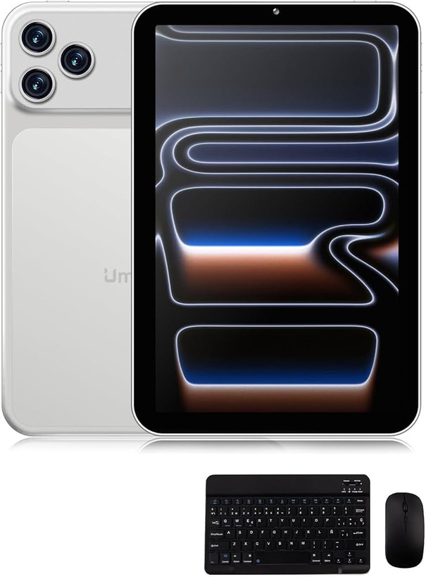 تبلت umiio مدل i18 pro max | حافظه 128 رم 4 گیگابایت با کیبورد و موس