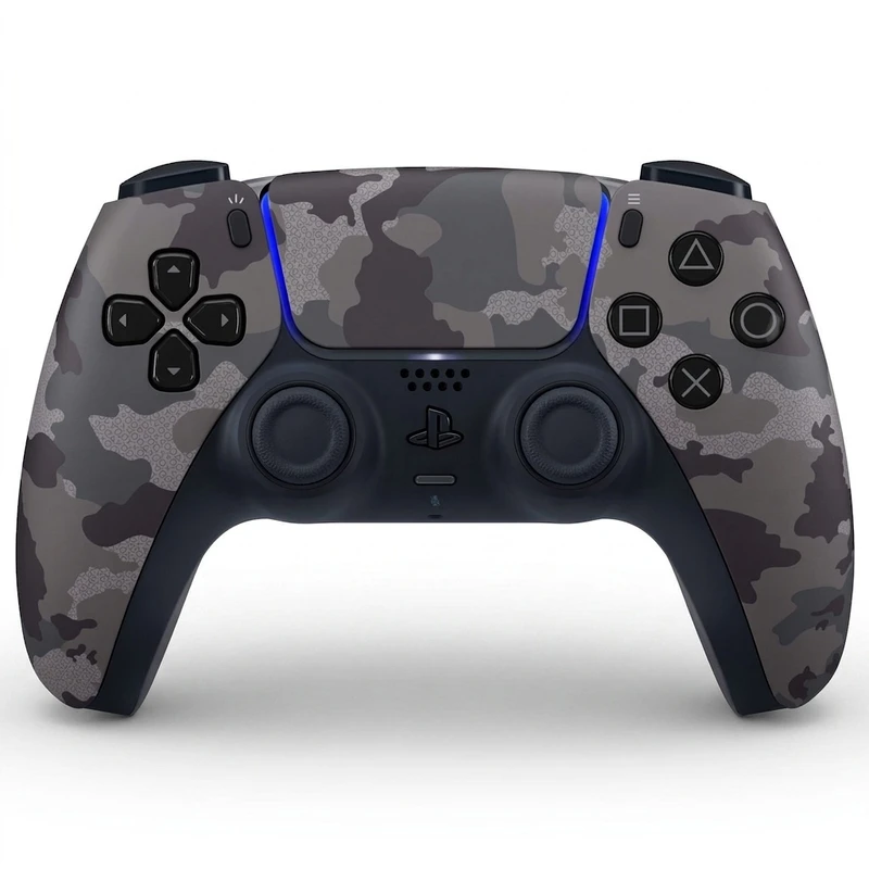 دسته بازی سونی مدل Play Station DualSense 5 ارتشی خاکستری